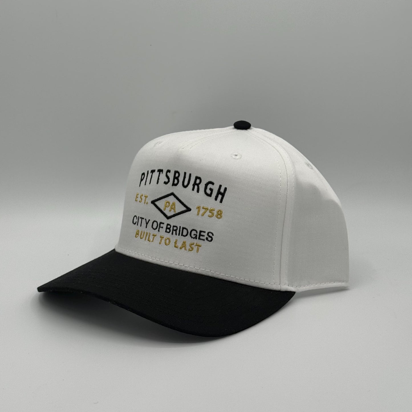 Pittsburgh City of Bridges - Hat (White)