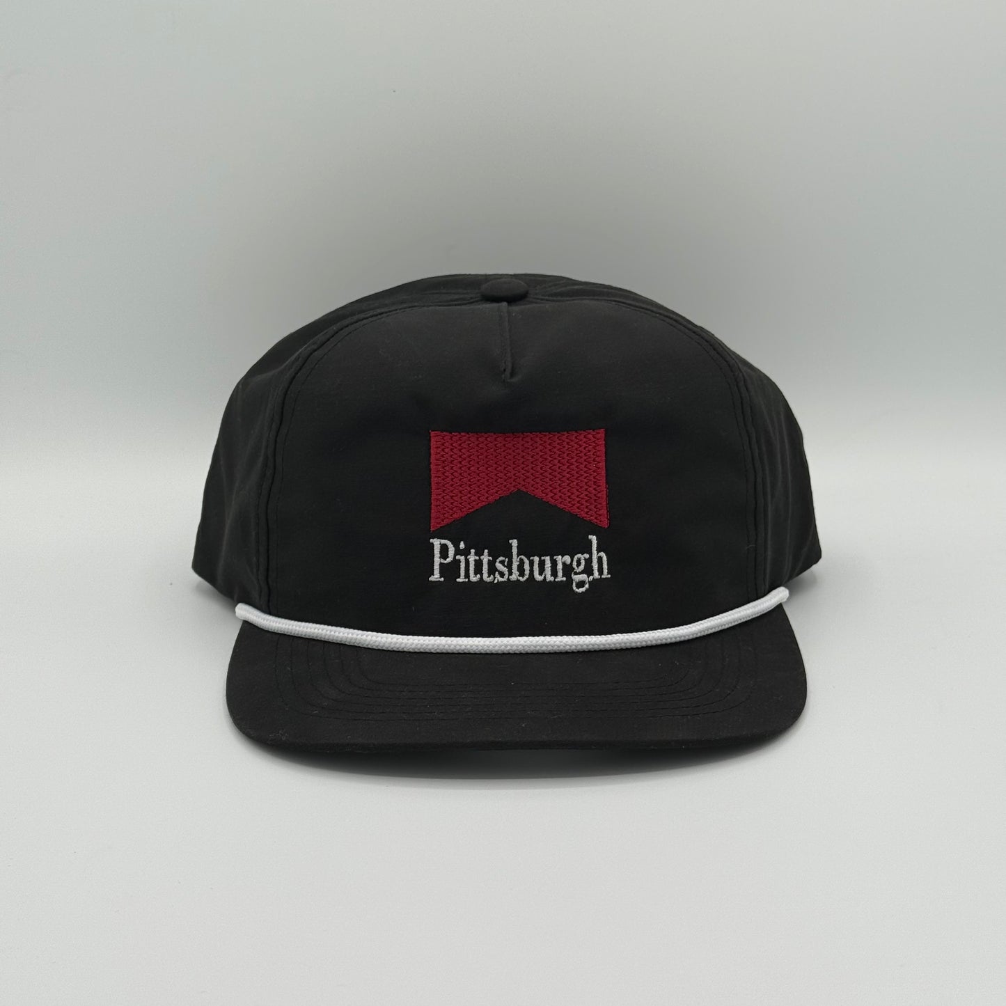 Pittsburgh, PA Rope Hat [Cigarette Brand Retro Inspired]