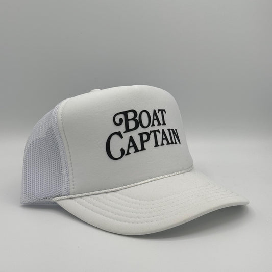 Boat Captain - Hat (White)