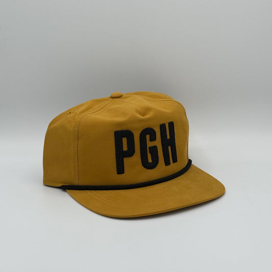 PGH - Pittsburgh, PA Hat (Gold)