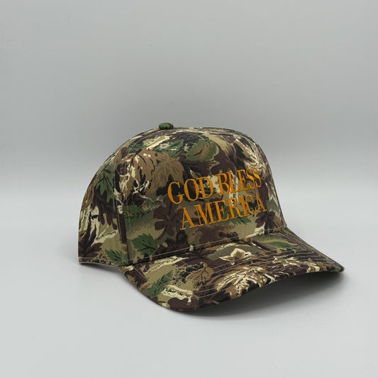 God Bless America - Hat (Camo)