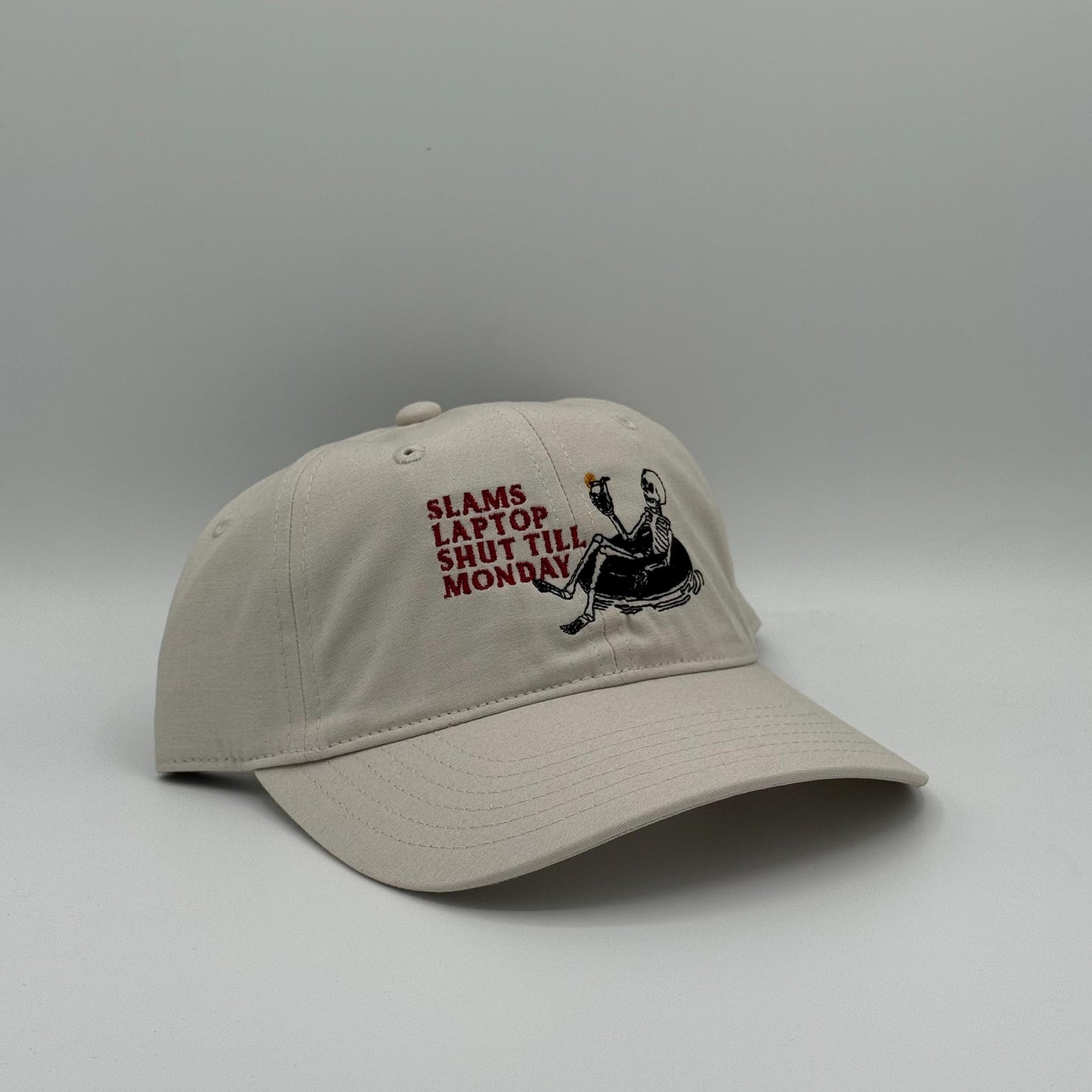 Slams Laptop Shut Till Monday - Hat