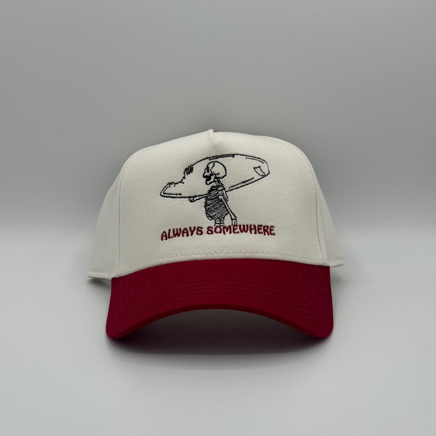 Always Somewhere - Skeleton Surfer Hat