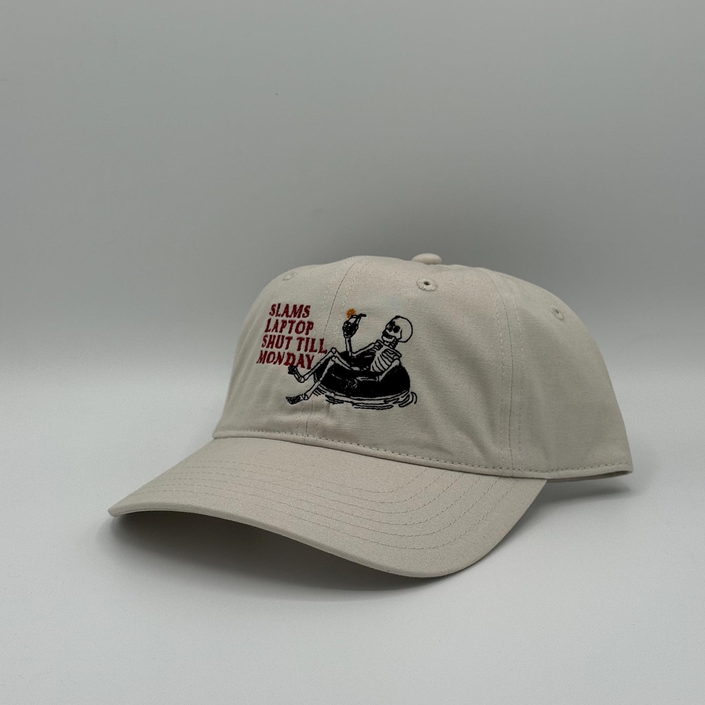Slams Laptop Shut Till Monday - Hat