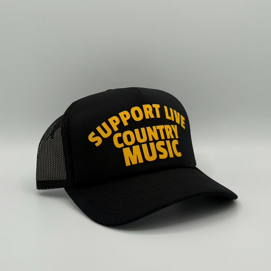 Support Live Country Music - Trucker Hat